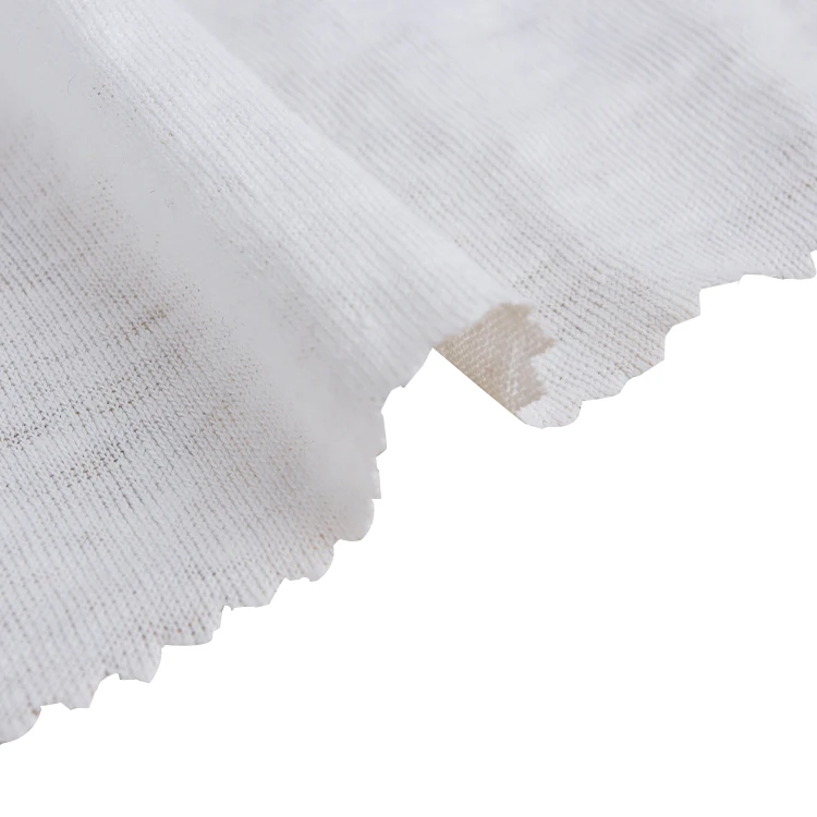 82003-100% Pure Natural Organic Hemp Jersey Fabric For T shirt, Eco-friendly T-shirt Jersey Fabric