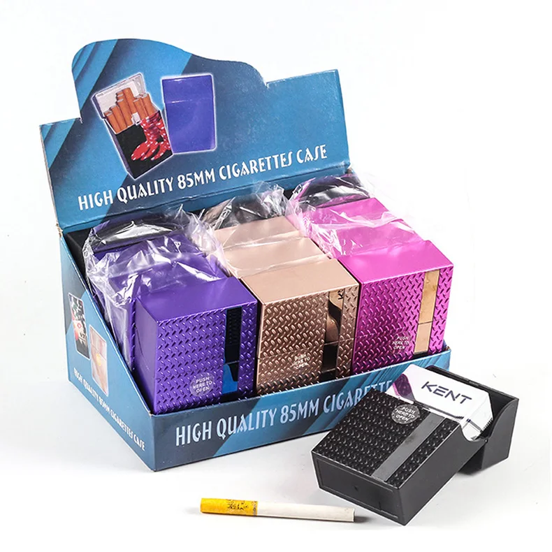 XY105CCP03-M New Design Cigarette Case Household Male 20pcs Capacity Cigarettes OEM LOGO Tobacco Smoking Accessories