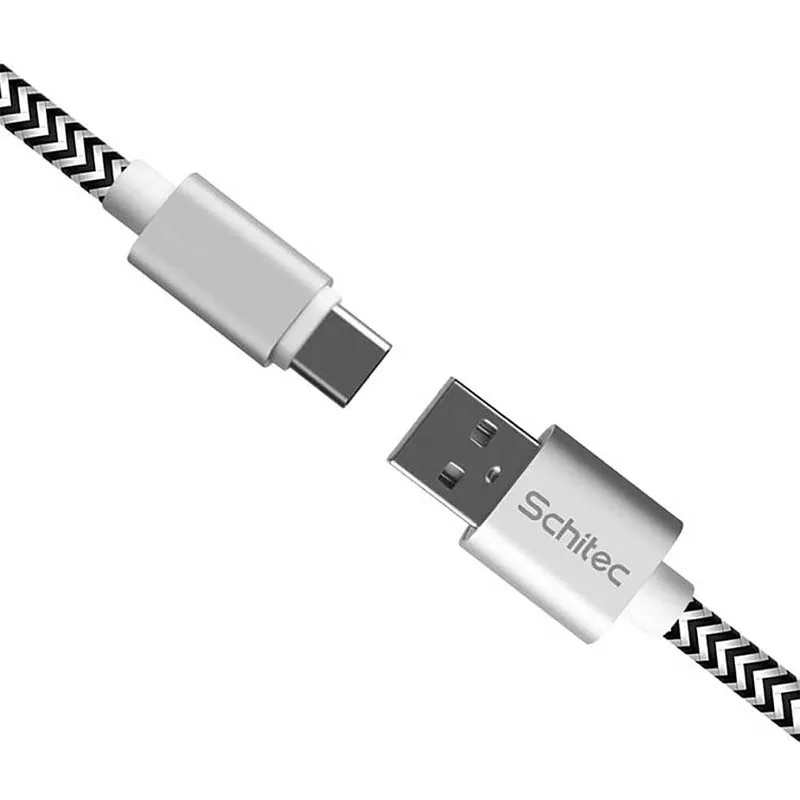 Thick strong mixed nylon braided 1M 2M 3M fast charging data transfer usb cable type C for xiaomi huawei samsung