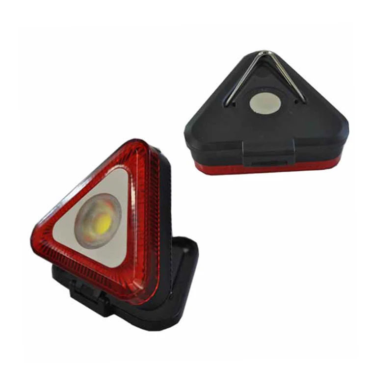 New Non-Rechargeable Triangle Shape Flashing Traffic signal Warning lamp