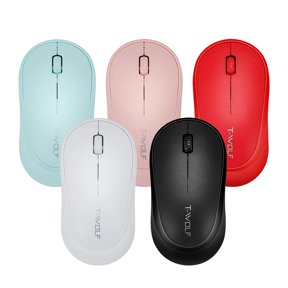 Hot Seller Portable USB Silent Mini Q18 comfortable and colorful Lightweight USB Business Office wireless mouse is for PC laptop