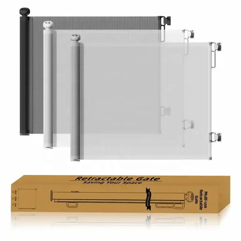 Probebi SG025 high quality mesh safety door stair gates retractable baby gate for child and kid