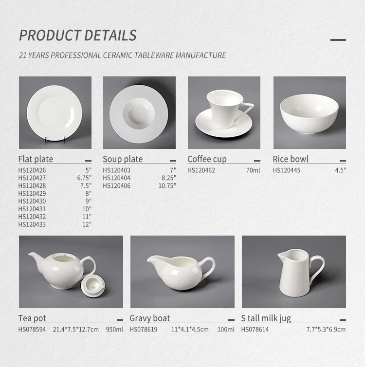 Chaozhou Factory Hotel White Luxury Porcelain Bone China Dinner Set, Ceramic Tableware Crokery Dinnerware Sets