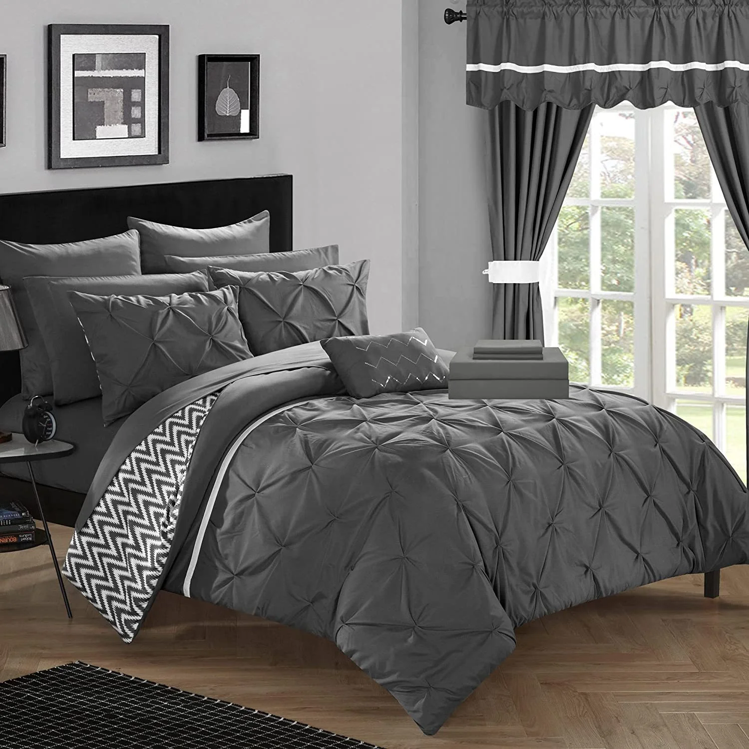 New Design Bedding Sets with Matching Curtains 9 Piece Bedding Bedspread Set Curtain Bedding Set