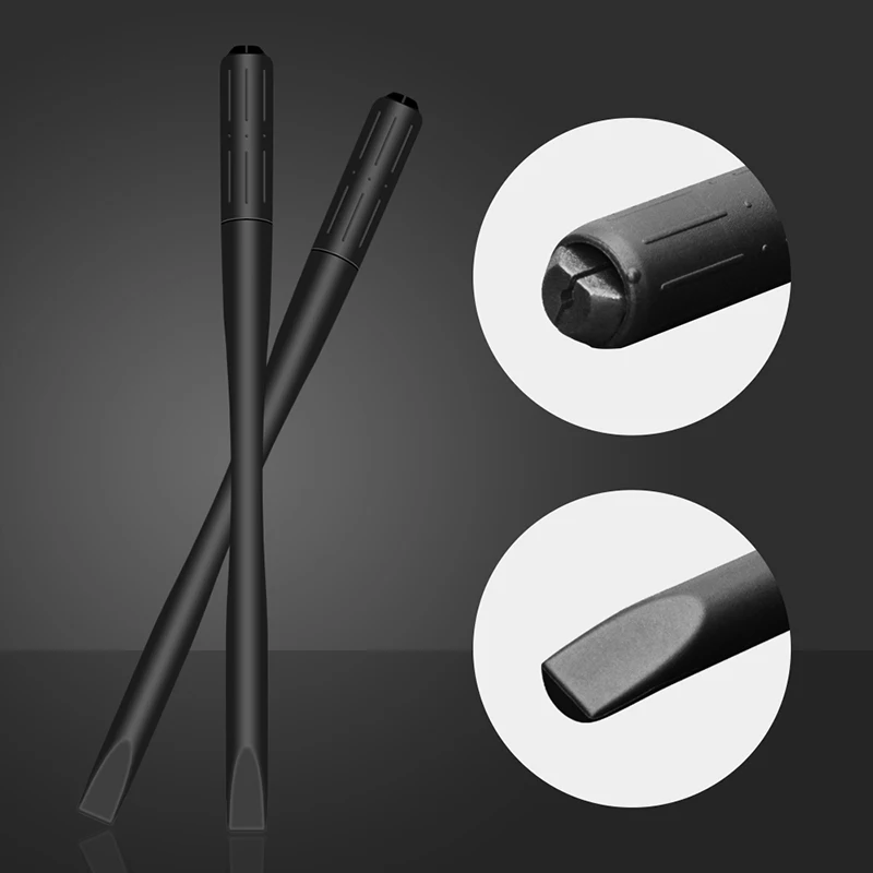 Foundry factory phibrows microblading pen Individual Packaged Black Tattoo Sterilized Madical Grade Disposable Microblading Pen