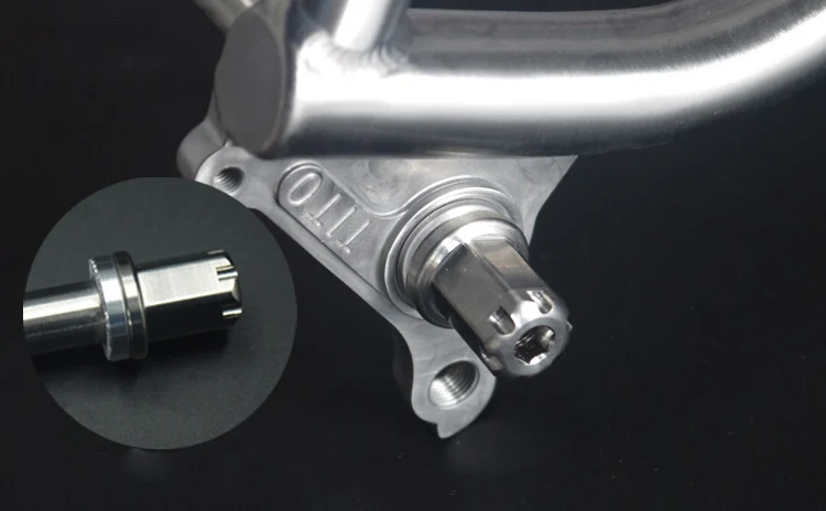 197*12mm Titanium bike thru axle