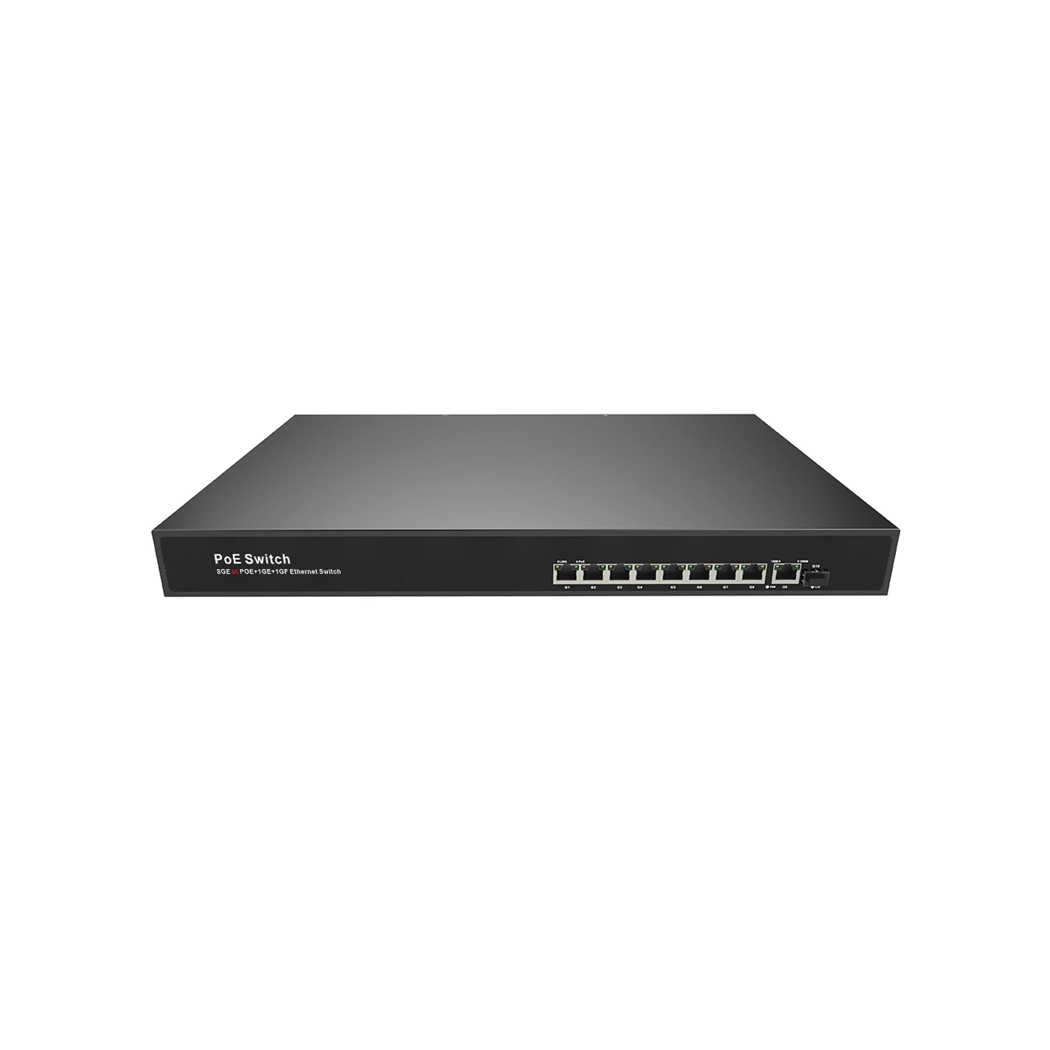 T 8 Ports Full-duplex POE Network Switch with RJ45 High Power 90W Gigabit Network Switches for PA