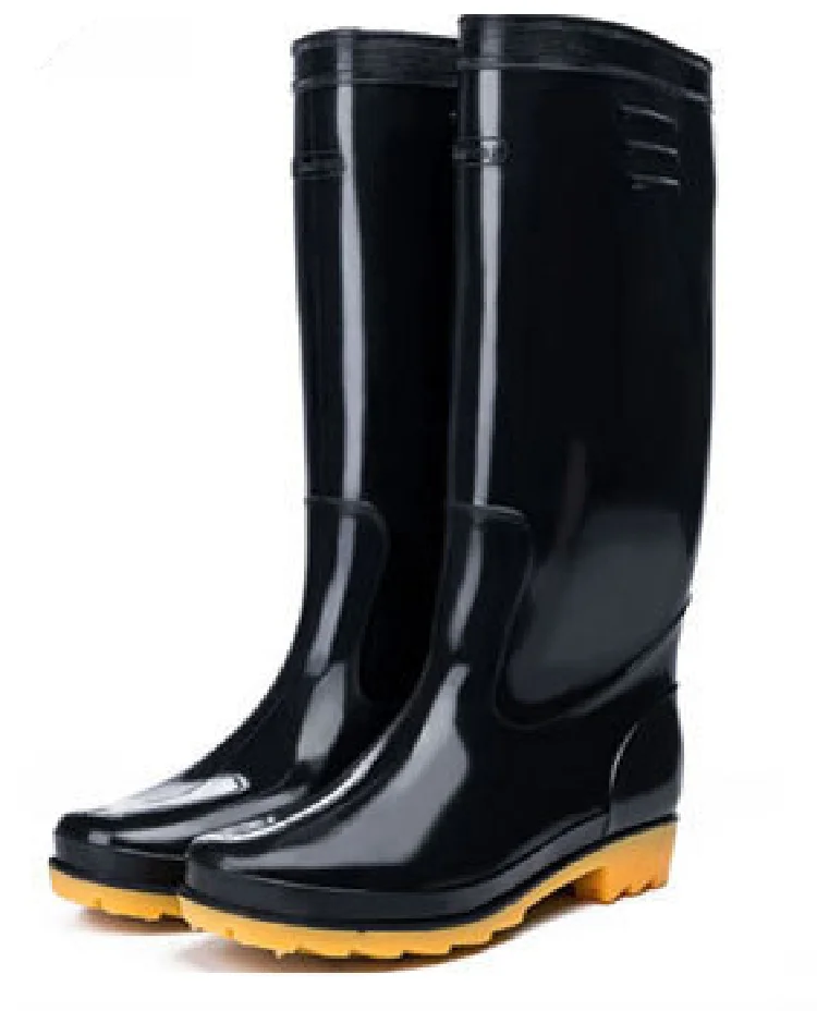 
Factory Direct Pvc Rubber Sole Labor Protection Waterproof Men Rain Boots Shoes 