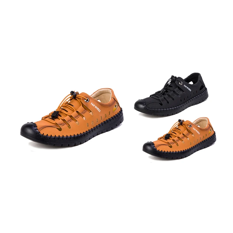 Mesh Men Water Shoes Quick Dry Aqua Shoes Lace Up Outdoor Sneakers Hiking Shoes