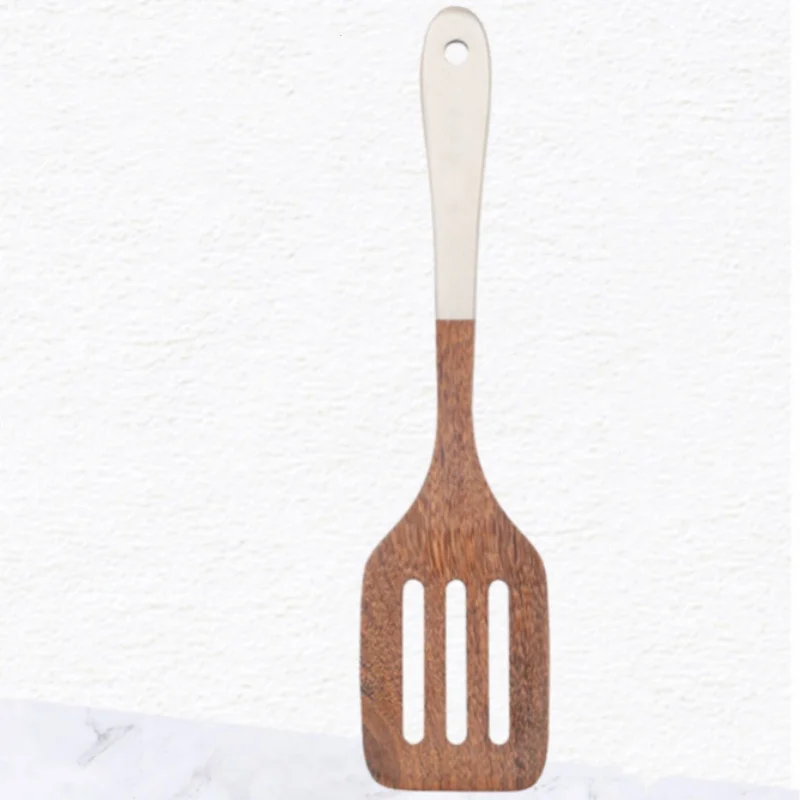 5-piece Eco-friendly Wooden Wenge Cooking Kitchen Utensils Spatula Set Kit Turner Kitchen Tools Gadgets Kitchenware