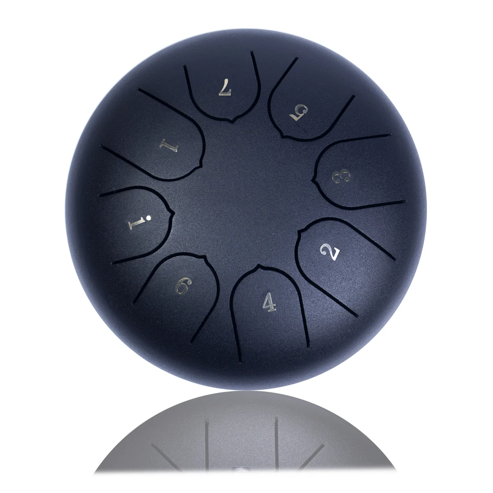  6-дюймовая мини-барабан 8 тон стальная язык ударных Handpan инструмент с сумкой для переноски Музыкальные инструменты по доступной