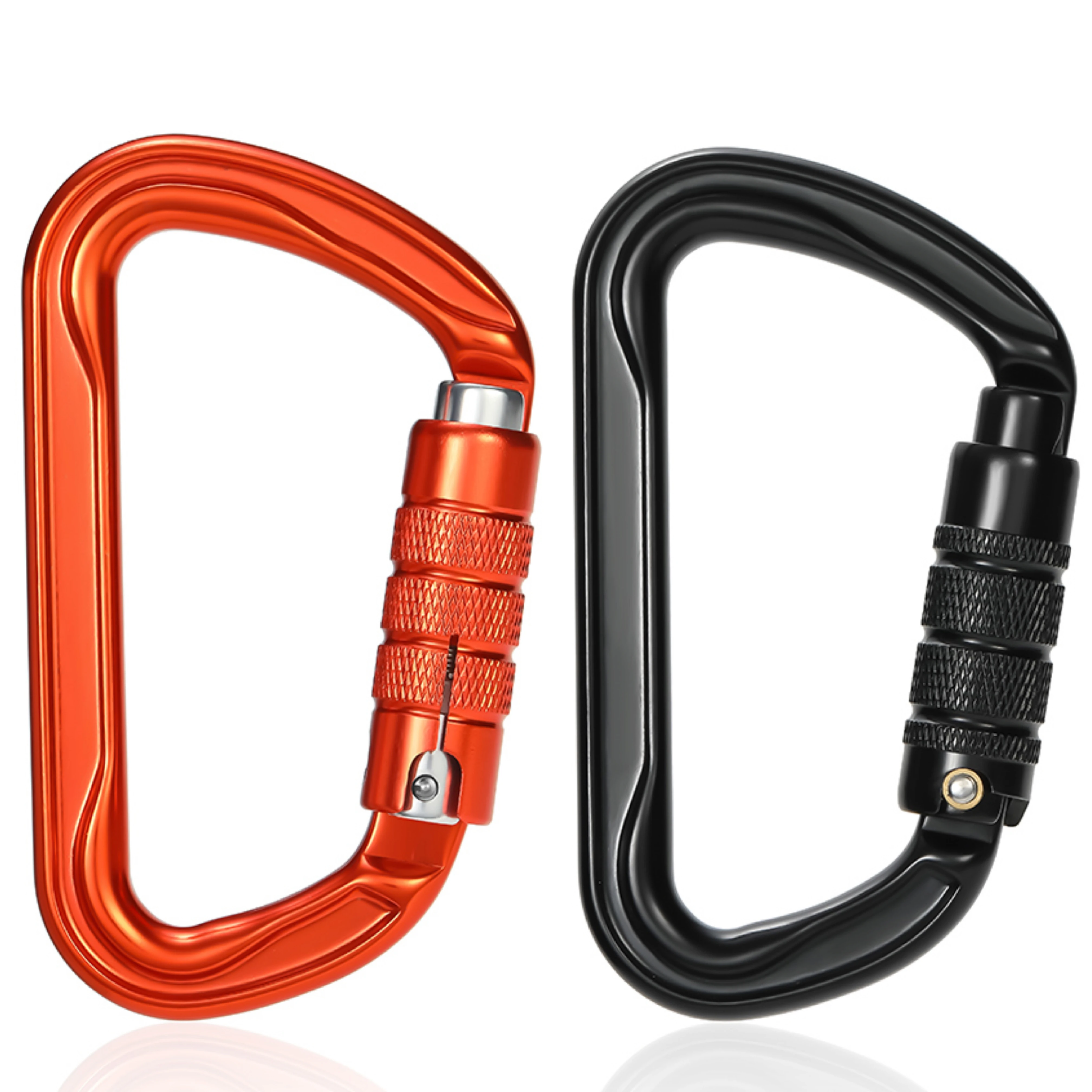 JRSGS 30KN Carabiner Hook Screw Carabiner for Climbing Locking Aluminum Outdoor 7075 Aviation Aluminum S7111