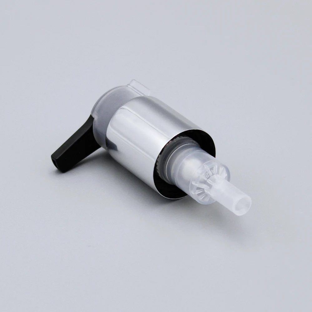 
aluminium closure outside spring lotion pump 