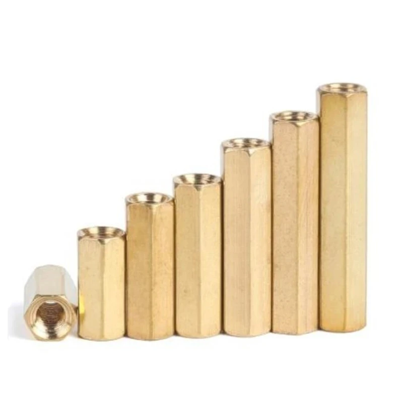 Factory wholesale copper column M3 double hexagon copper stud computer case circuit board fixed support between isolation screws