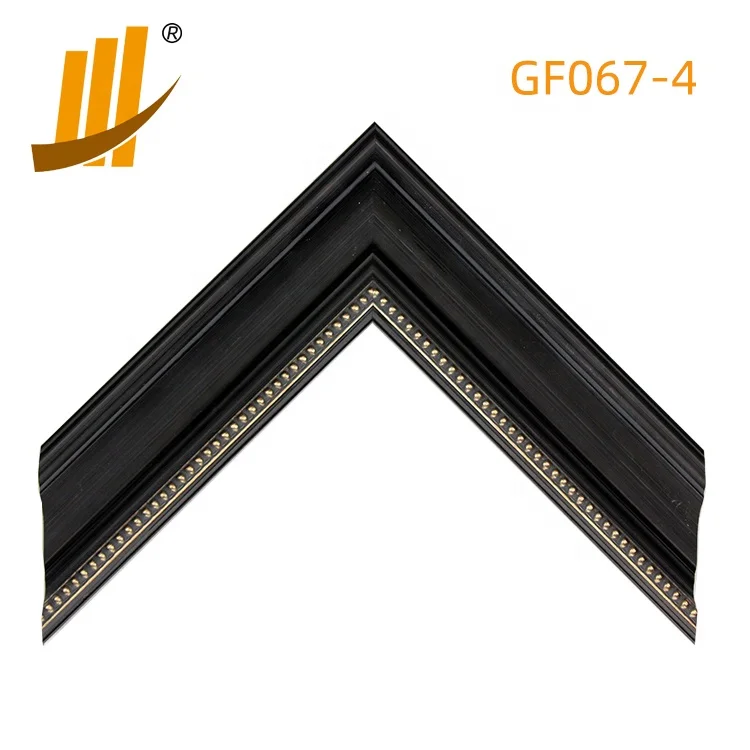 Huifeng Polystyrene Frame Wood-like PS Plastic Photo Frame L shape Picture Frame Moulding