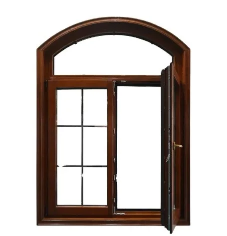 LongTai (Rokee)  French window aluminium window double glazed casement window wood grain windows