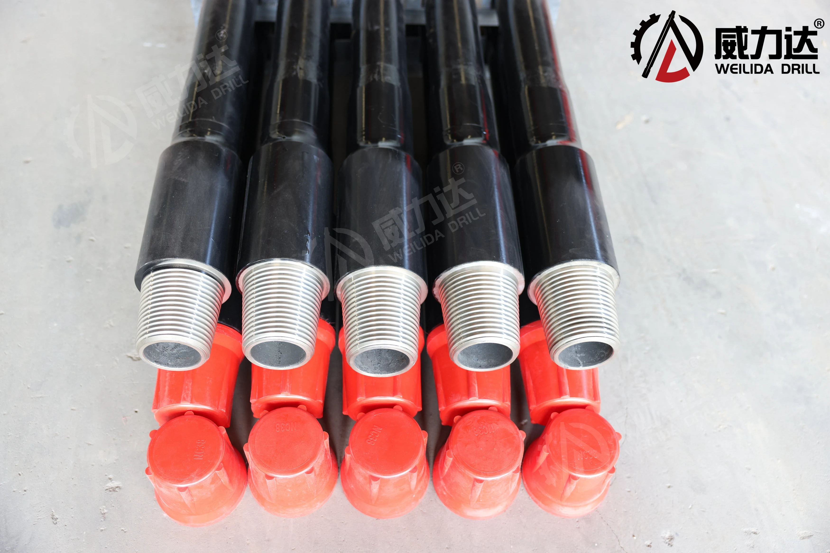 API water well drill pipe/rod  used for water well drilling 102mm 2 7/8' if NC31 drilling tools