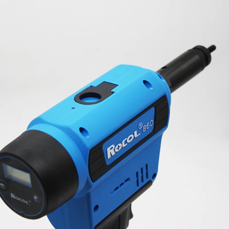 Durable ROCOL RL-860 Lithium Battery Riveting Nut Gun Cordless Rechargeable Quick Charge Rivet Tool