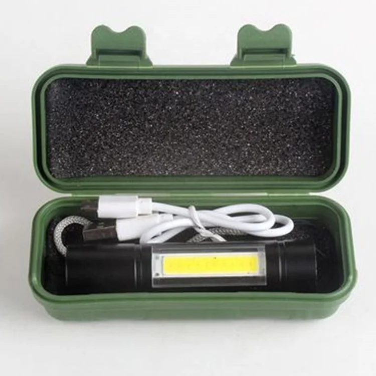 wholesale novelty mini kids gifts pocket super bright usb rechargeable cob led flashlight fast track emergency head torch light