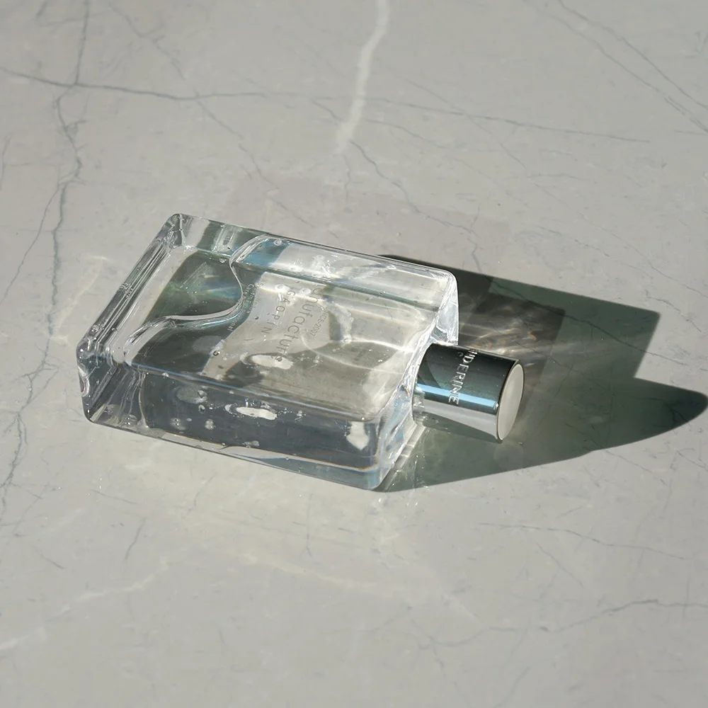 250ml Plastic Shampoo Bottles Sliver Disc Caps Body Shower gel Oil PETG Refillable Transparent Bottles