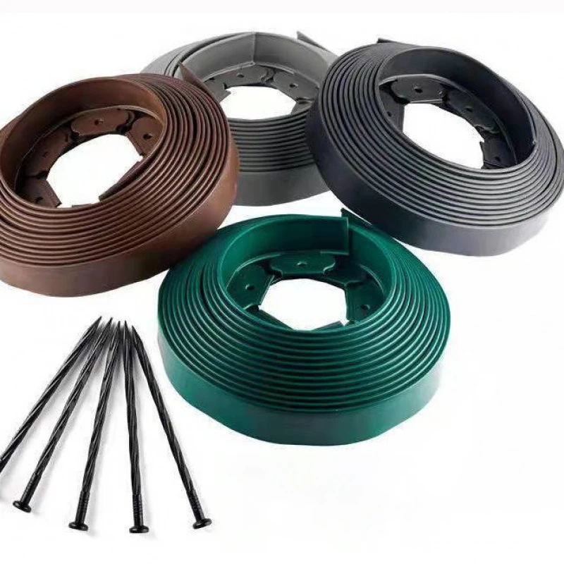 JNZ Top Rated 10m/roll 5cm 10cm Black Flexible Edging Simple No Dig Lawn Borders Garden Borders