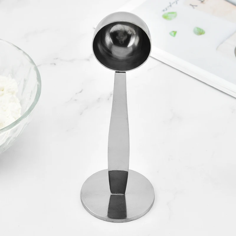 Qualified Nice 2 IN 1 Coffee Espresso Spoon Measuring Scoop Press Compactor Tamping Cold Brew Coffee Tamper Tool