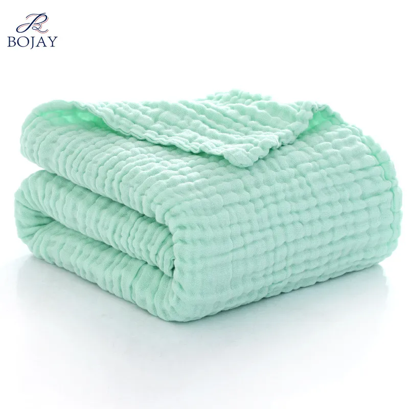 100% Organic Cotton 6 Layer Ultra Soft Baby Muslin Swaddle Blanket Swaddling Wrap for Boys and Girls Baby Essentials