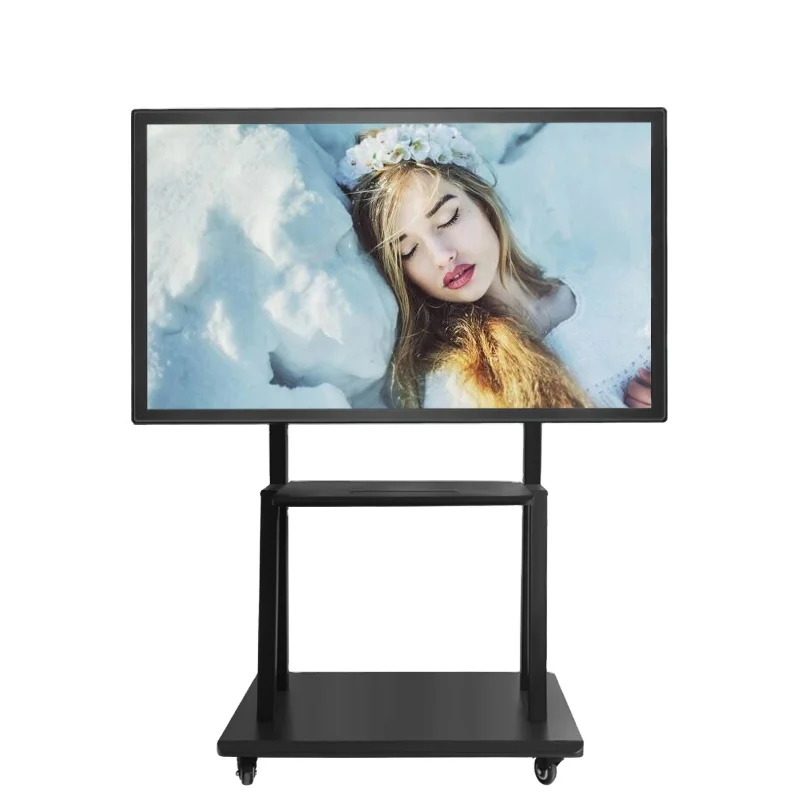 Android all in one touch screen floor stand lcd led touch screen display whiteboard