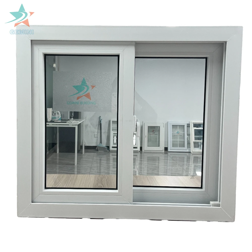Heat Insulated Upvc Skylight Roof Windows Germany Hardware Double Glass Pvc Sliding Window