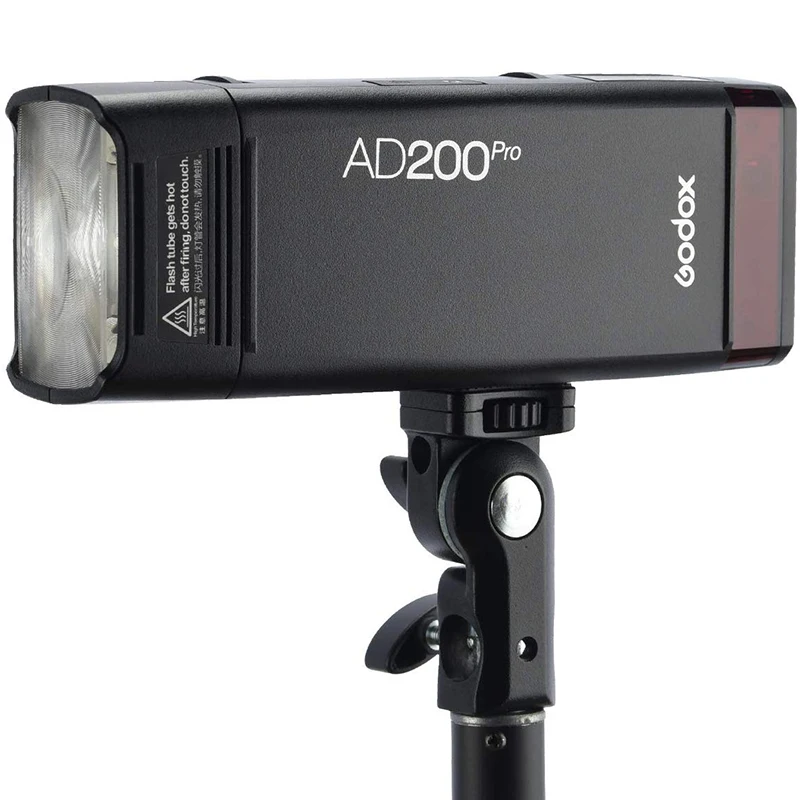 GODOX AD200 Pro 200Ws 2.4G 1/8000 HSS 500 Full Power Camera Strobe Flash Light Speedlite with 2900mAh Battery
