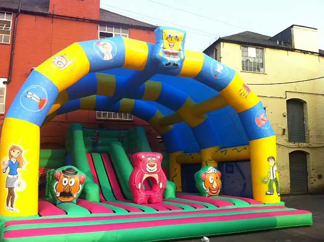 HOT sale Mickey Mouse inflatable bouncer castle inflatable cartoon castle combo games