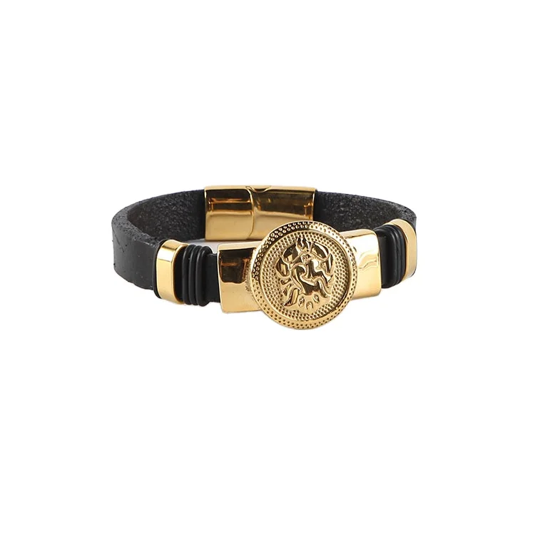 wholesale gold and silver luxury urn custom mens malaysia tennis acier inoxydable tool stainless steel bracelet  Fashion Jewelry