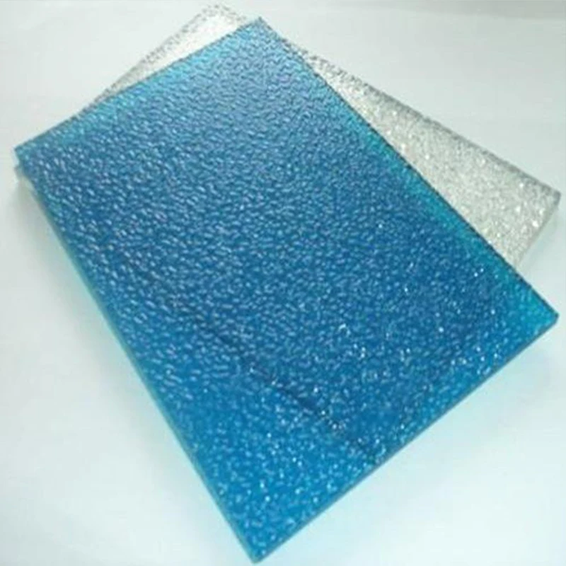 Polycarbonate Roofing Colored High Flame Retardant Prism Pattern 3mm Polycarbonate Solid Sheet Price
