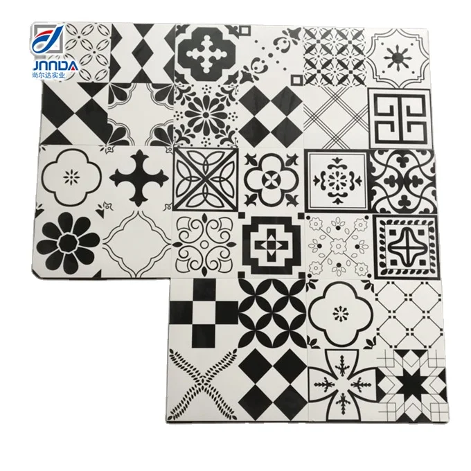 Modern newest designs Rustic Ceramic porcelain Wall floor Flower tile Matte finished anti-slippery colorful for bathroom kitchen
