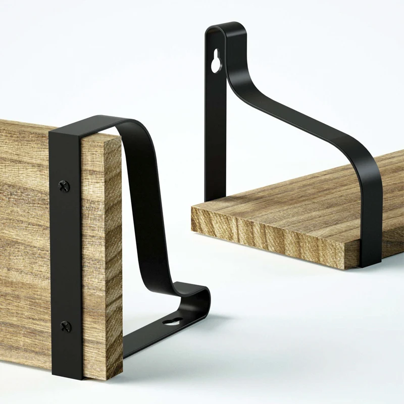 3 Tier Wall Decor Shelf Metal Wooden Rustic Decorative home Hanging display wooden wall shelf