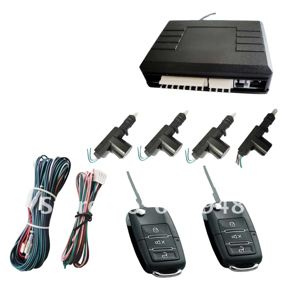 NTO Popular Anti-Theft 12V Tester Central Locking 4 Doors Car Alarm Central Lock Kit Remote Starter Locking System For Cars