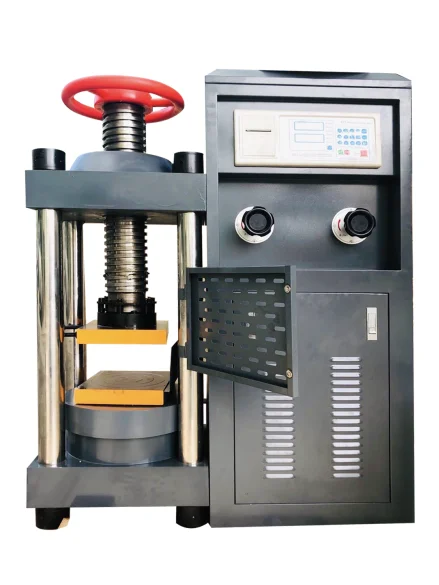Гидравлическая машина для испытания на изгиб и сжатие бетона кН
