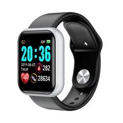 Heart Rate Blood Pressure D20 Sports Bracelet Smartwatch Y68/D20 Touch Screen Sports Health Watch User Manual