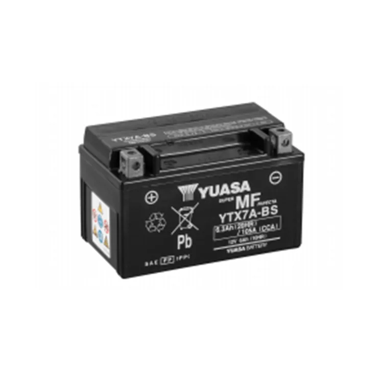 High quality china factory rechargeable YTX7A-BS motorcycle batteries