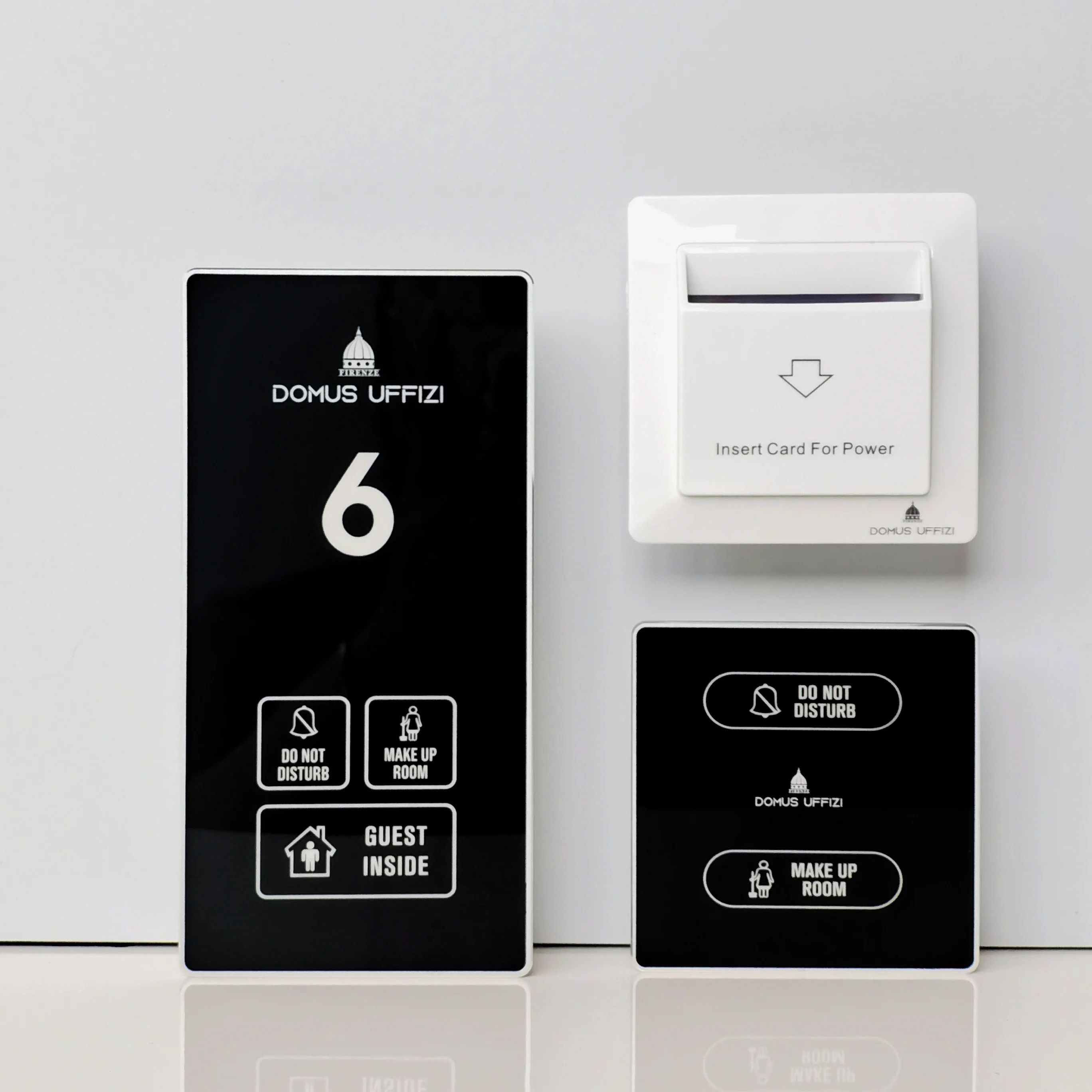 Стеклянная панель на заказ, гостиничные сенсорные панели дверной панели с мром DND