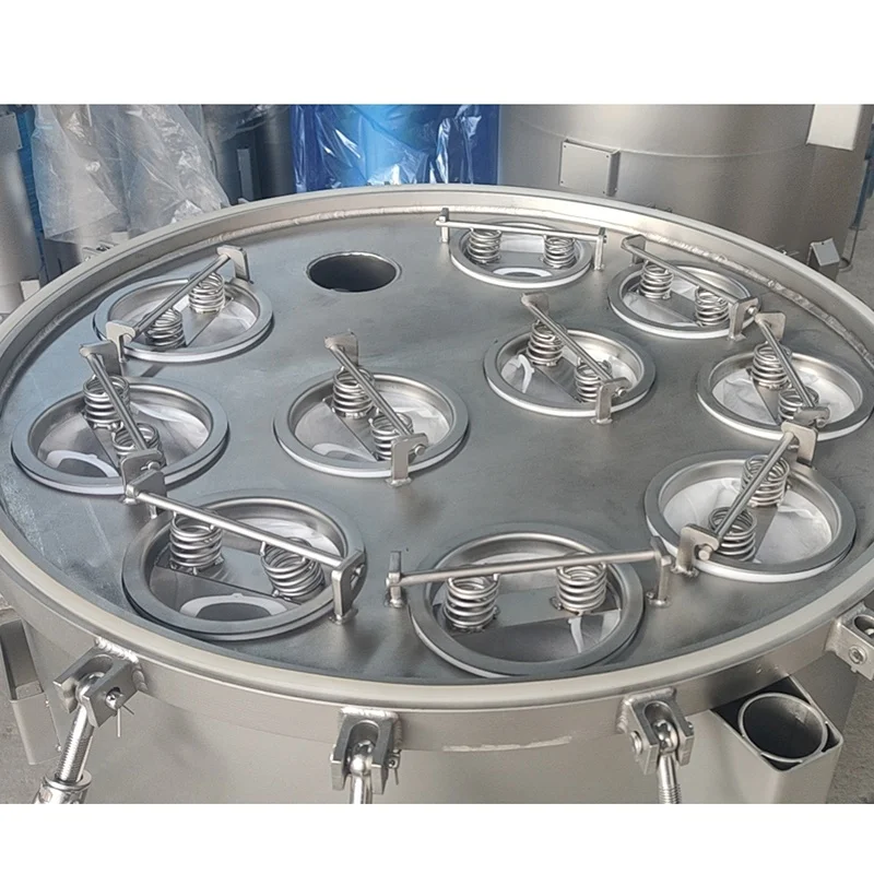 Food Grade Stainless Steel 304/316 Micro Water Juice Filter Machine Bag Filter Housing Liquid Filtration