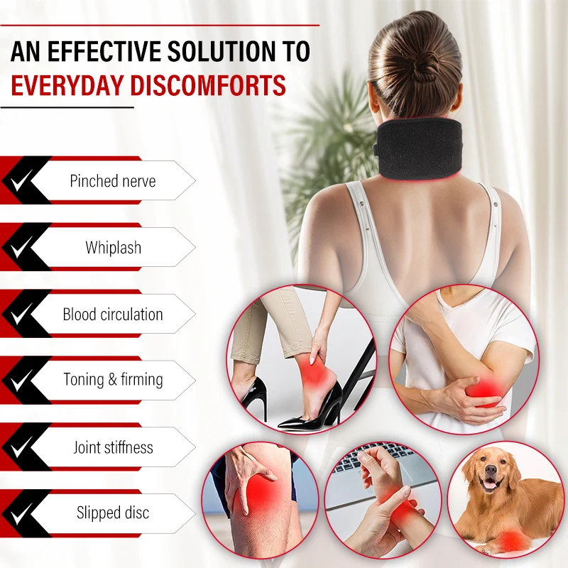 Hot-Selling Infrared Physiotherapy Neck Protector use power bank Product for Neck Pain Relief