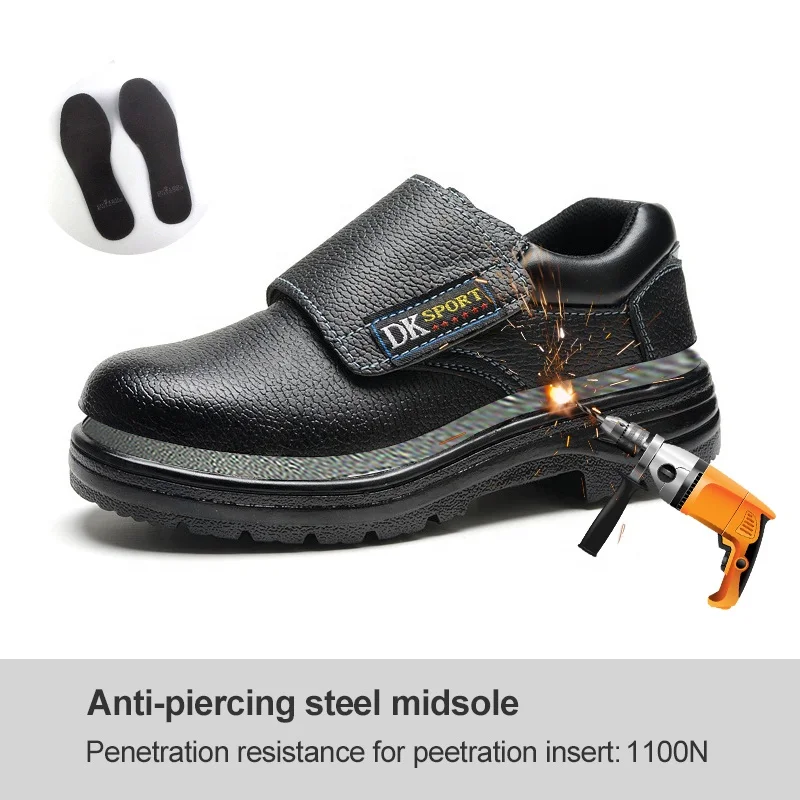 Power generation welding labor insurance shoes work anti-mite puncture wear acid and alkali capping protective shoes