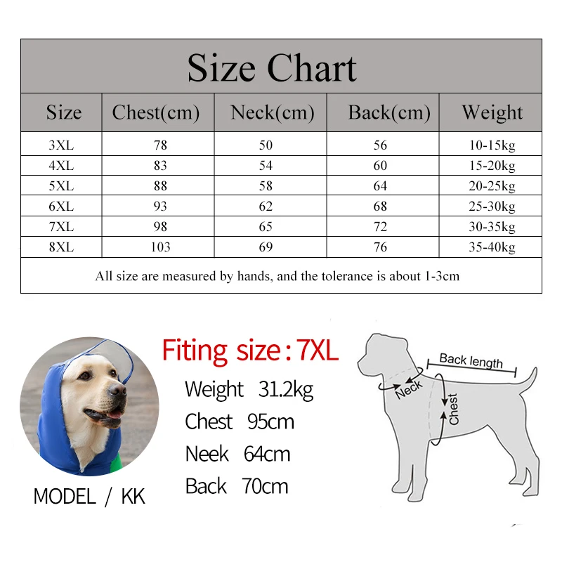 Fast Shipping Wholesale Manufacturer Blue Taffeta PVC Waterproof Pet Clothes 4-legged Dog Jumpsuit Raincoats for Large Breed