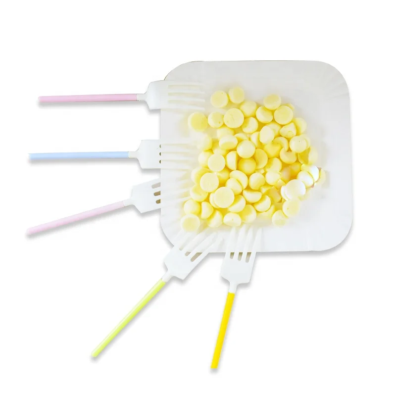 11 PCS Bag Paper  China Wholesaler Disposable Cake Tableware Set Paper Plate Forks and Knife Dinner Set