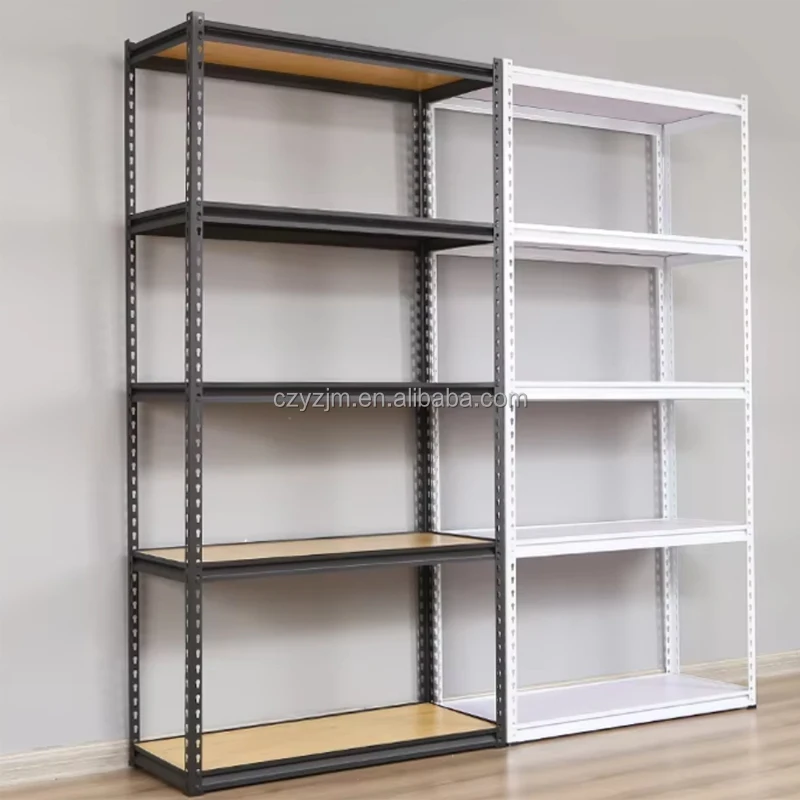 Factory Direct 5-Tier Metal Garage Shelf for Workplace Storage and Garden Tool Holding