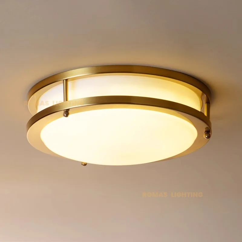 Indoor WROUGHT IRON Ring Round Shape Morden Frameless Design Ultra-thin Led Ceiling Light Fixture for Bedroom Lamp