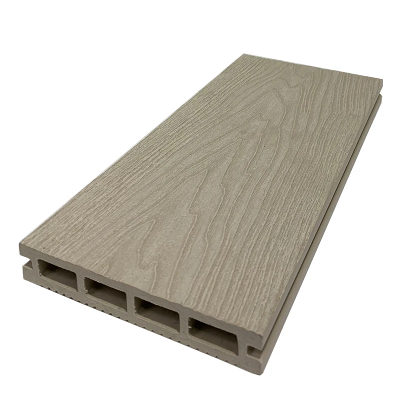 Outdoor 25x140mm Grey WPC Outdoor Decking cheap price composite floor