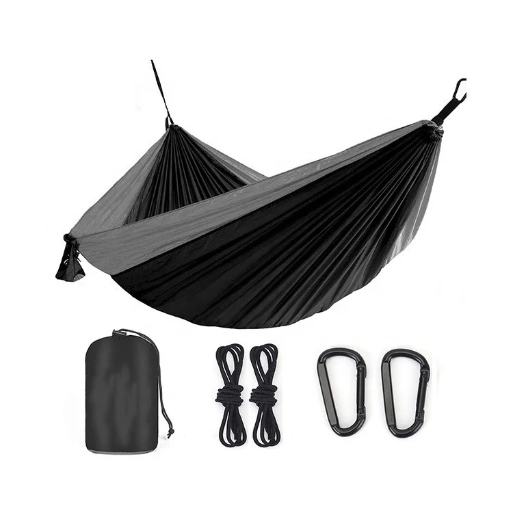 Outdoor Park Garden camping folding leisure lightweight nylon portable hammocks comfortable