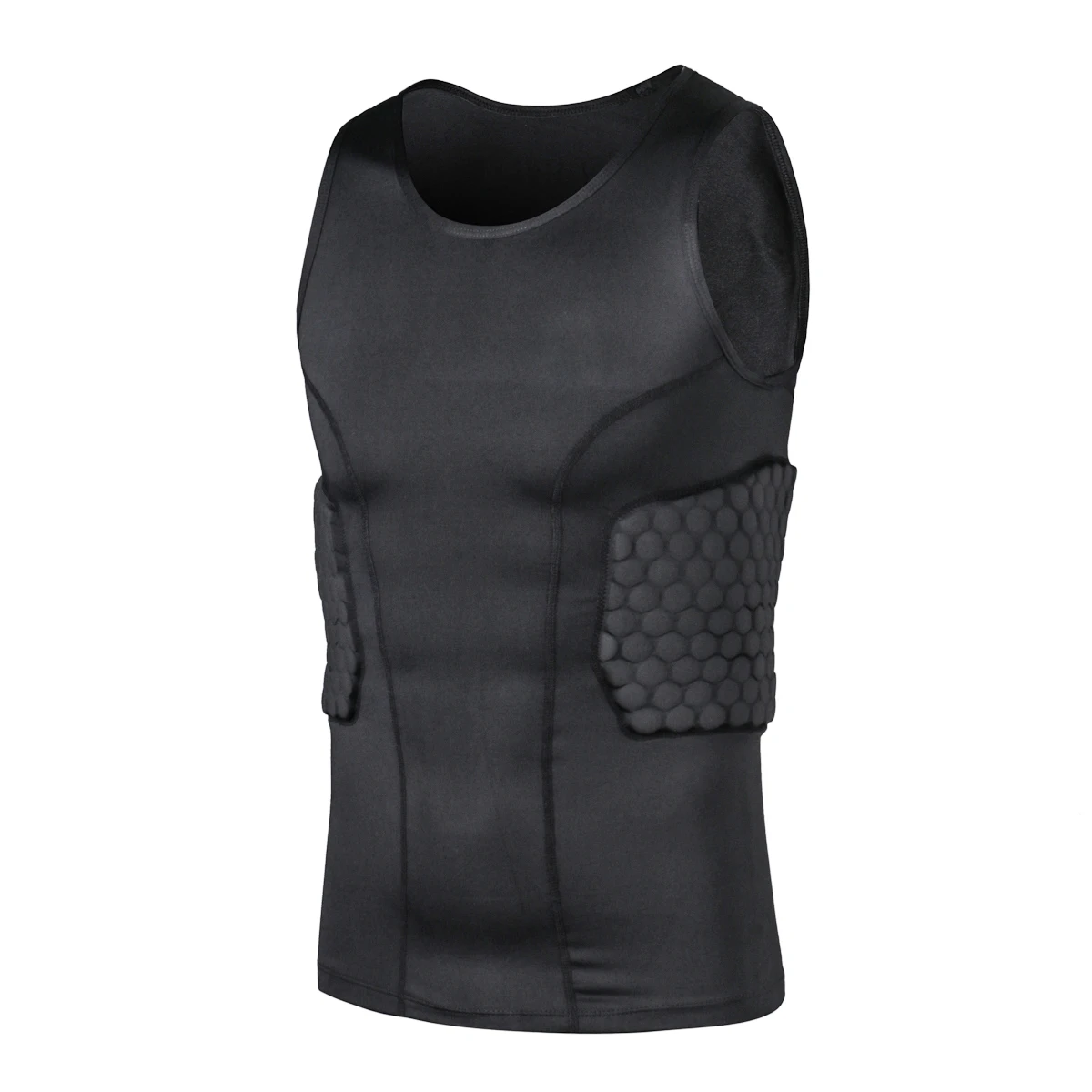 basketball padded shirt Football goalkeeper compression protect T shirt hockey chest protector Sports Protect shoulder gear